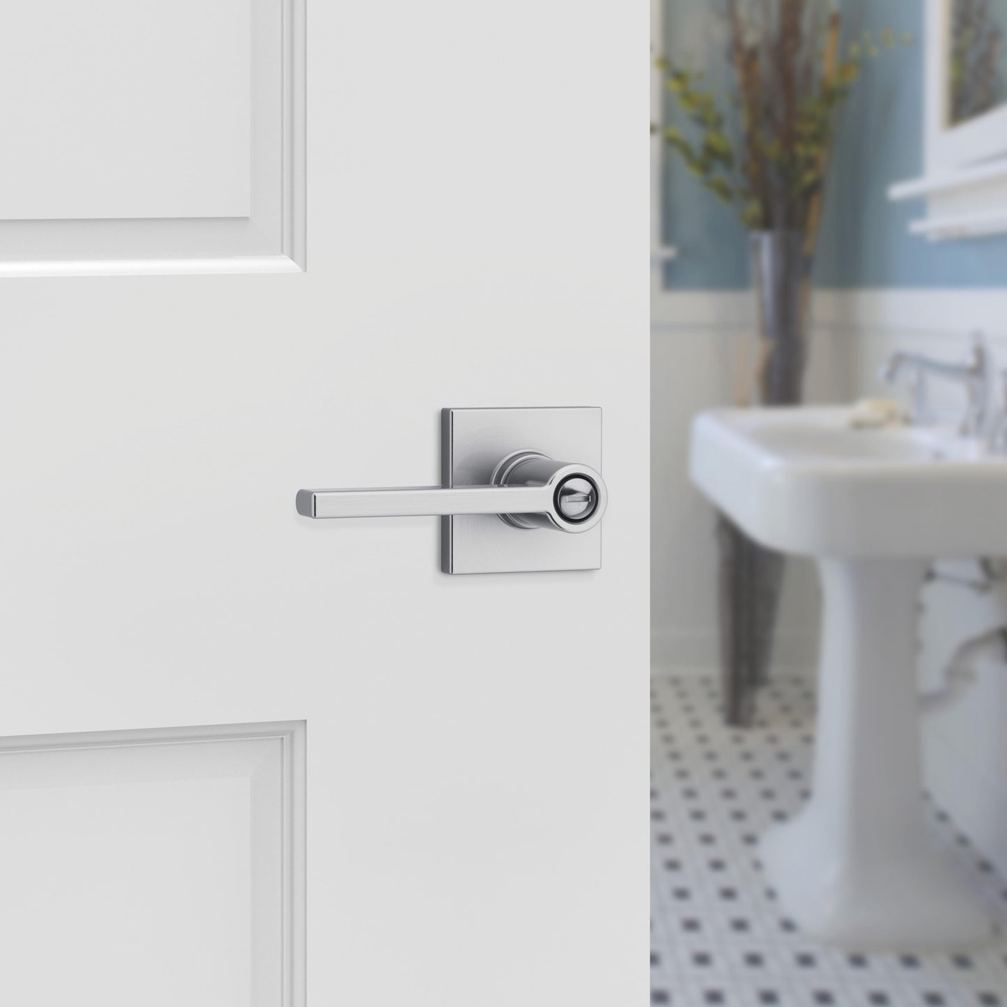 408CSL SQT 26D RCAL UL 3031 Casey Privacy - Satin Chrome