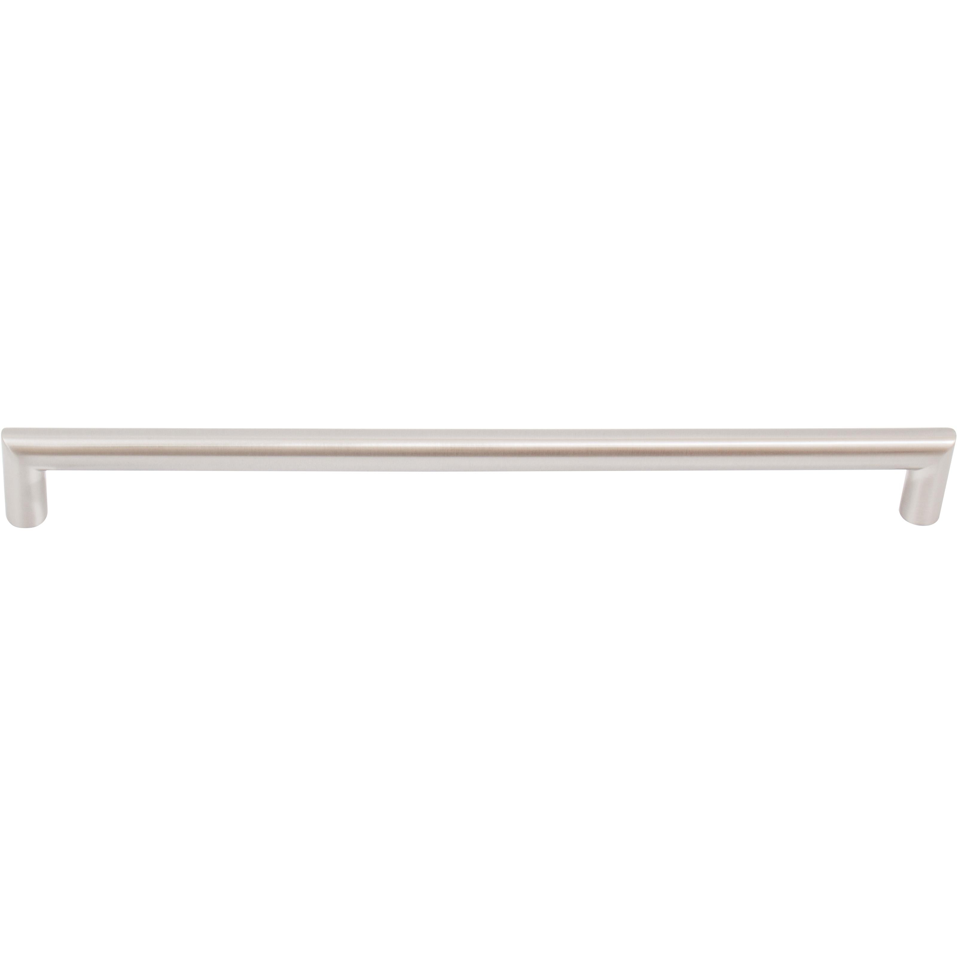 Stone Harbor Hardware Contemporary Round Cabinet Pull, 256 Millimeters, Zinc Base Material, Satin Nickel