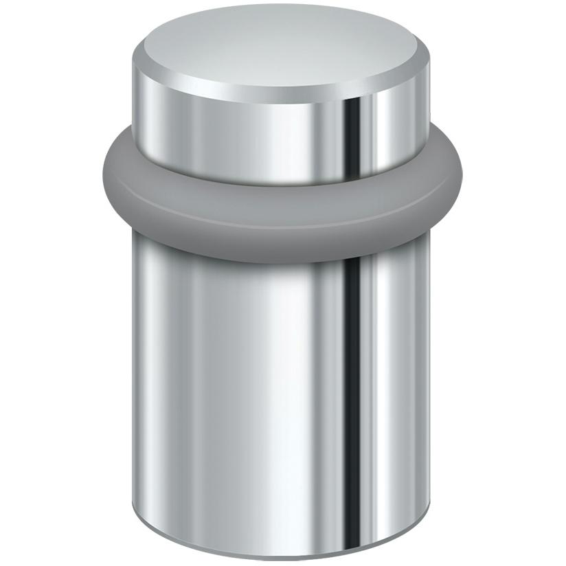 UFB5000U26 2" Round Floor Bumper - Polished Chrome