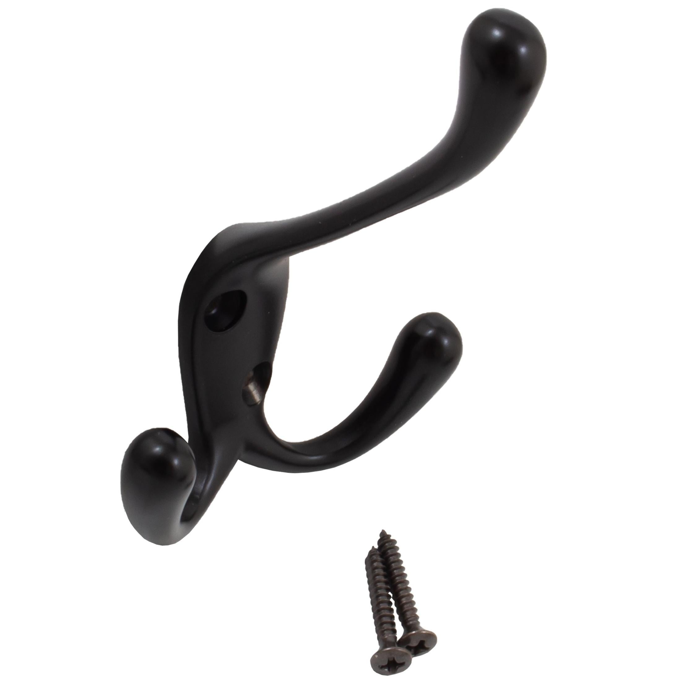 Triple Robe Hook, 3-15/16" High, Multiple Projections