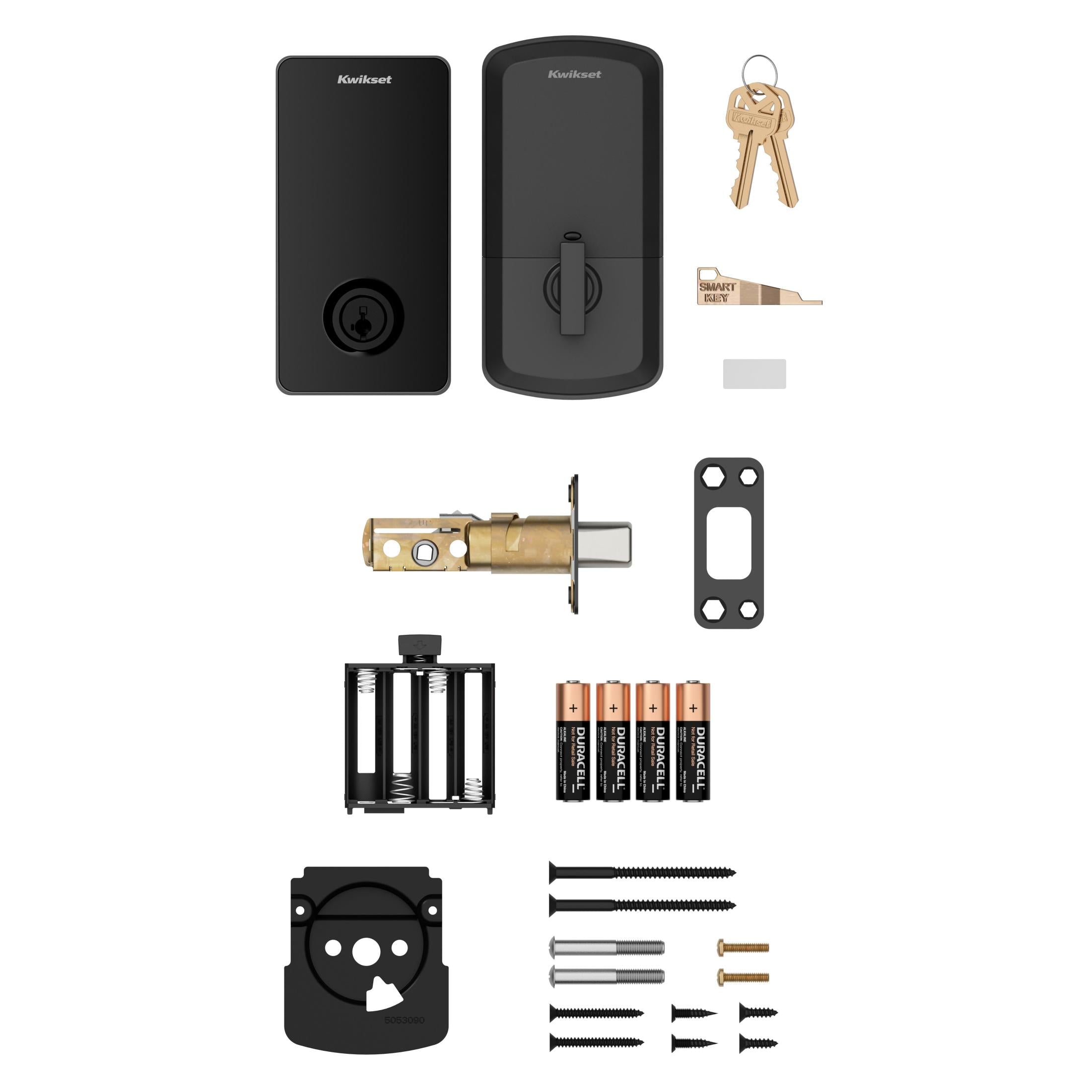 9800 WIFI THRD TSCR 514 SMT RCALFD S2 Halo Select Contemporary Touchscreen Deadbolt - Matte Black