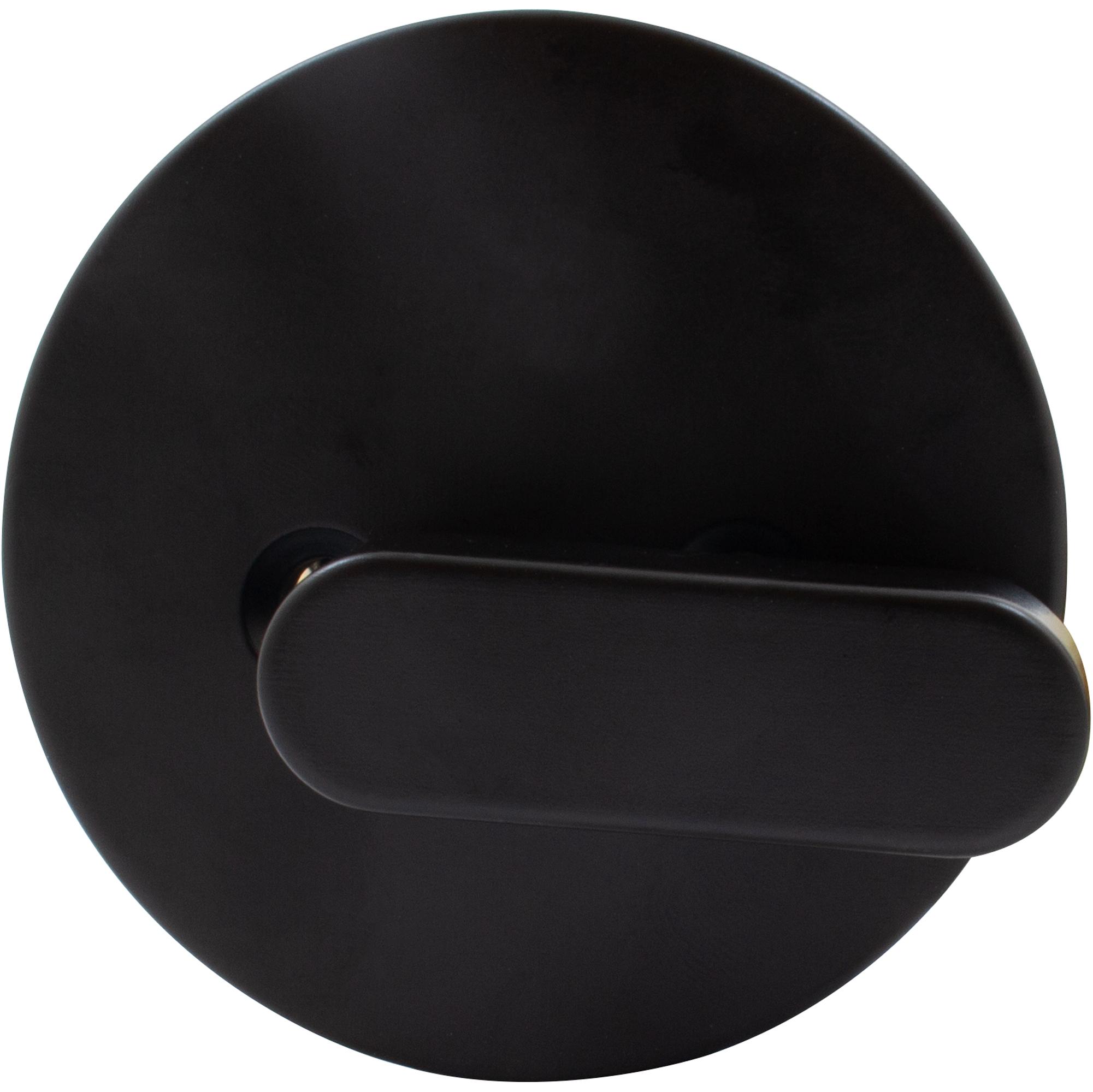 Stone Harbor Hardware Grade 3 Contemporary Round Deadbolt, KW Keyway, Matte Black
