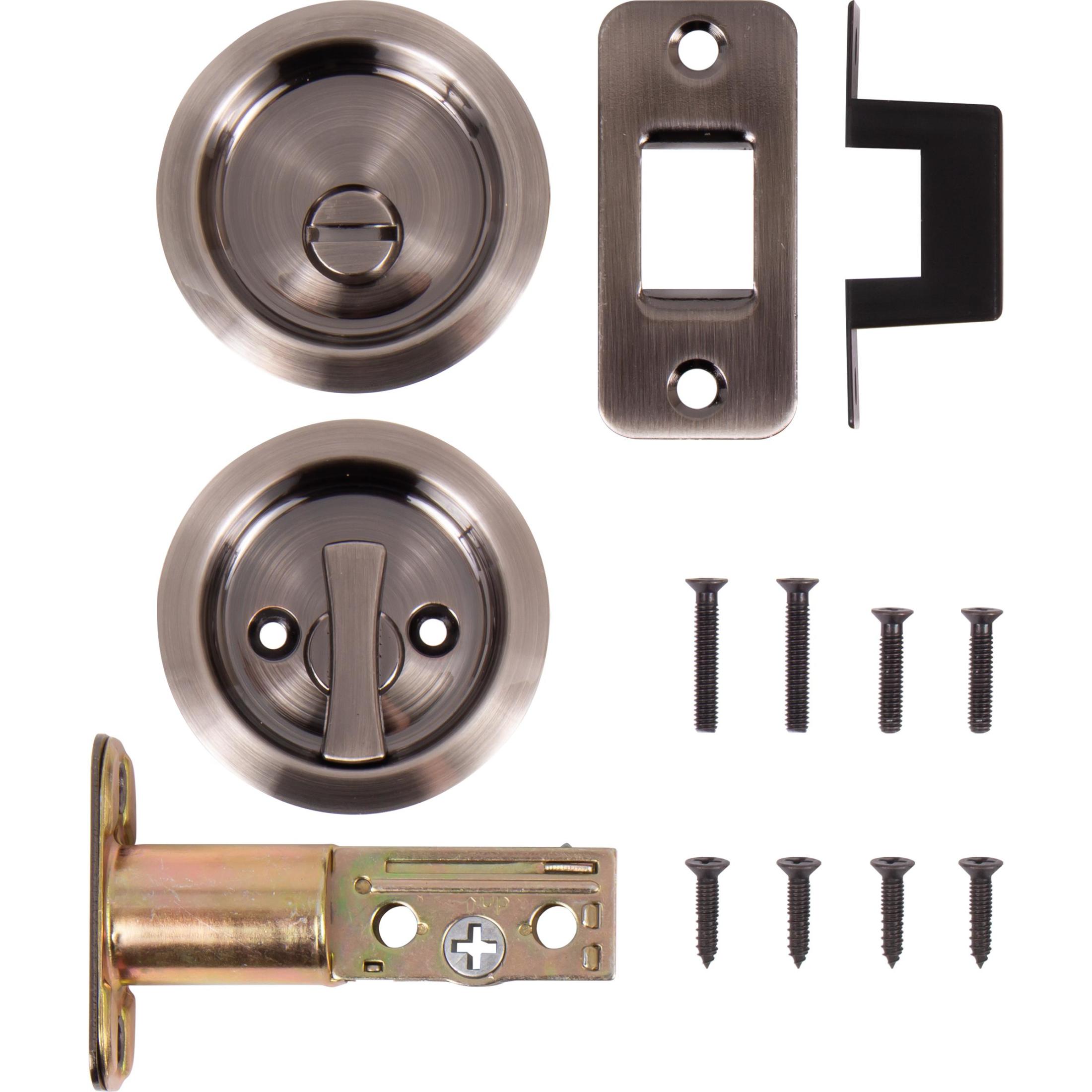 Round Pocket Door Lock Privacy
