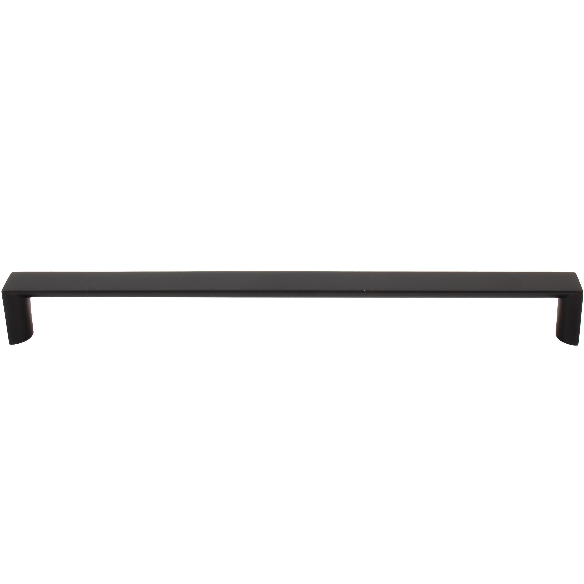 Stone Harbor Hardware Plateau Cabinet Pull, 256 Millimeters, Matte Black