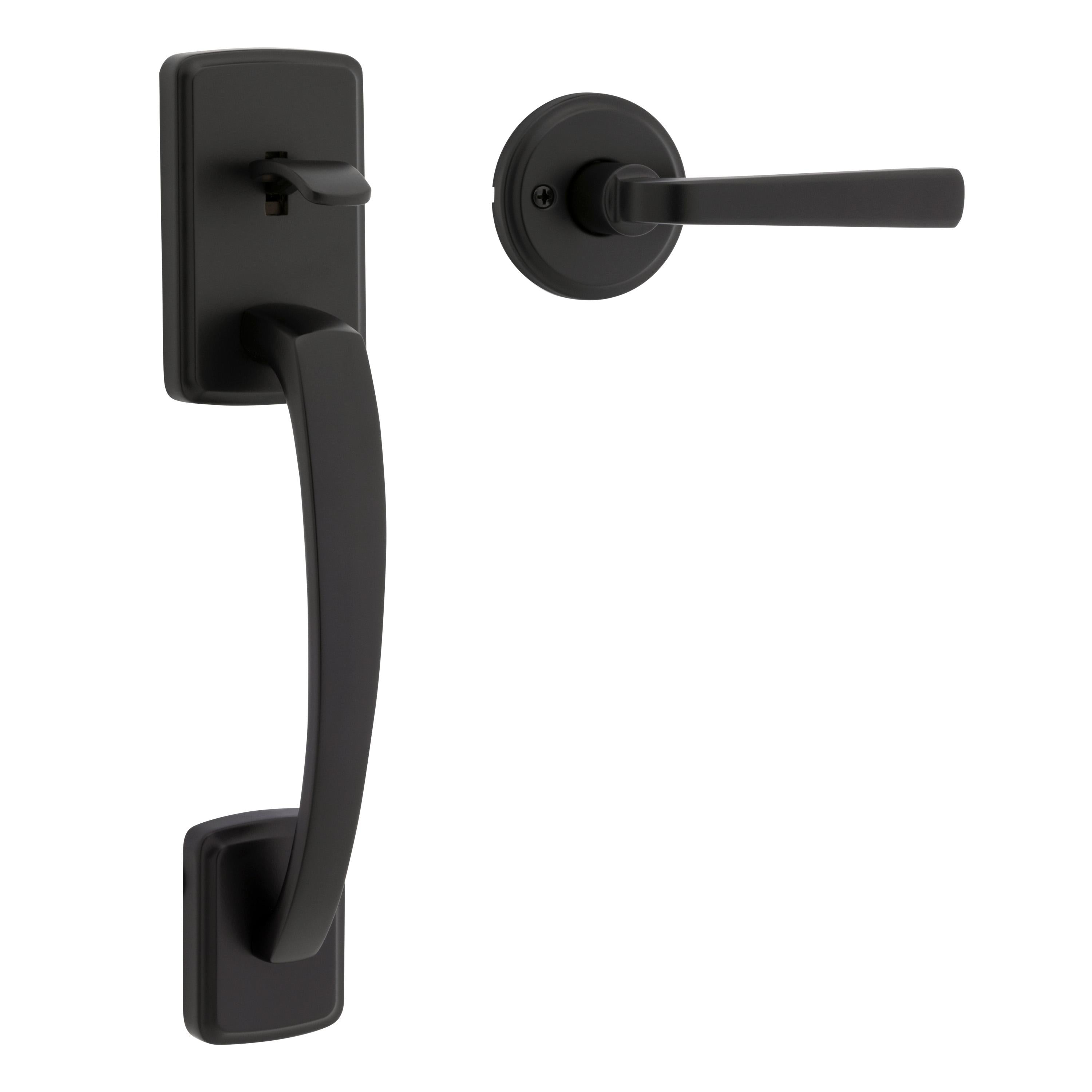 815BFHXTDL 514 RBP Brentford Handleset Bottom Only with Trafford - Matte Black