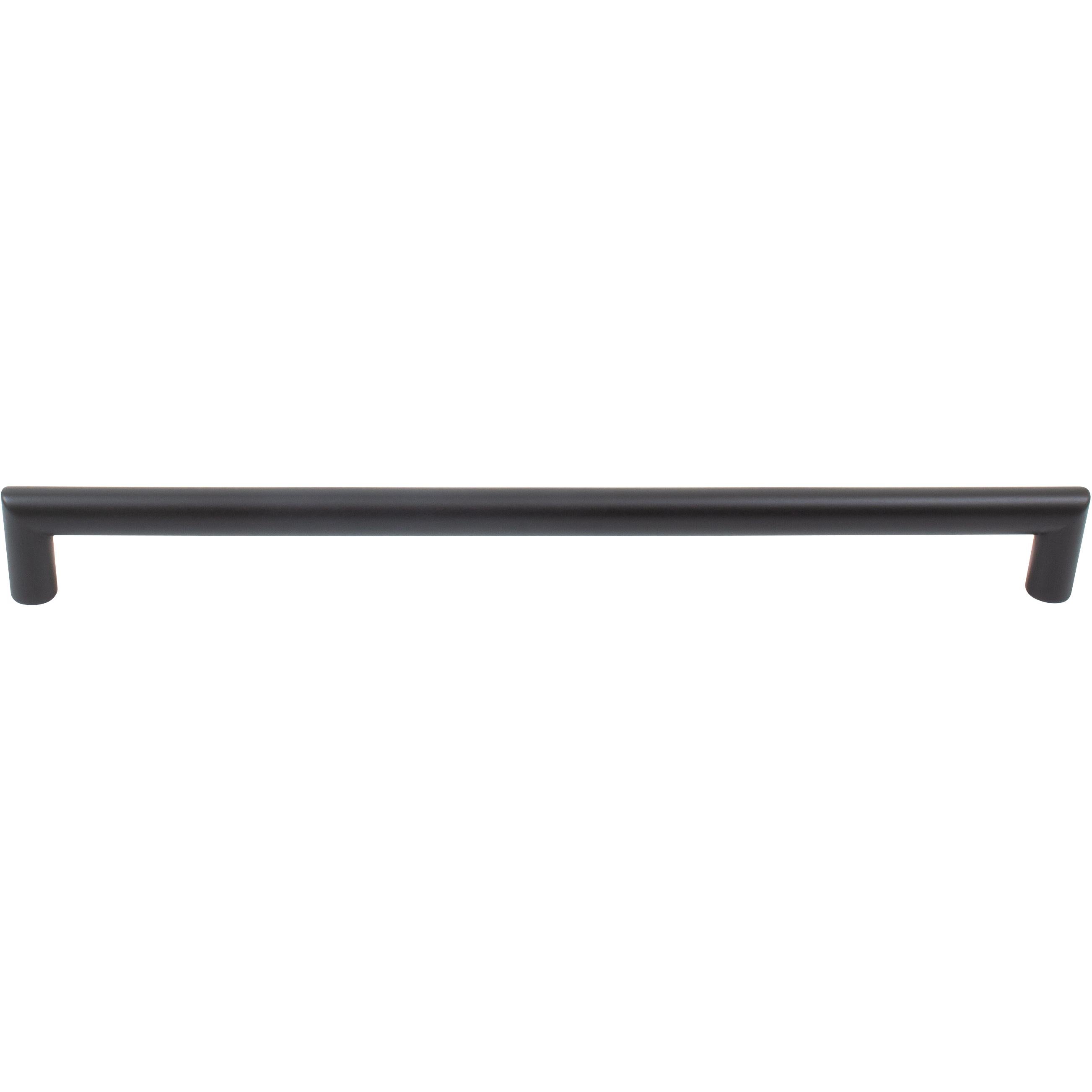 Stone Harbor Hardware Contemporary Round Cabinet Pull, 256 Millimeters, Zinc Base Material, Matte Black