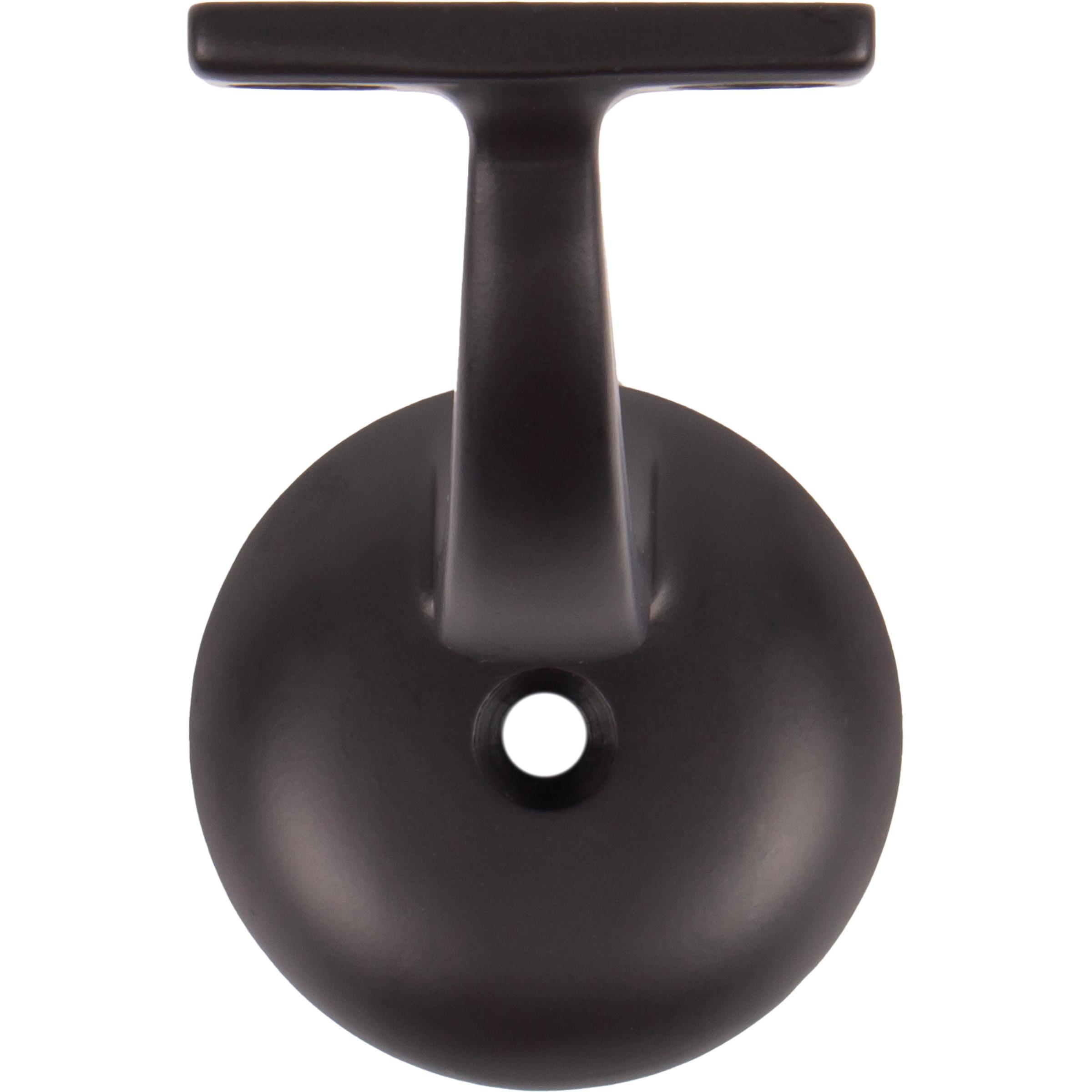 Stone Harbor Hardware Heavy-Duty Extended Handrail Bracket, Matte Black