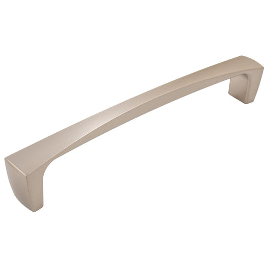 Stone Harbor Hardware Curtiss Cabinet Pull, 160 Millimeters, Satin Nickel