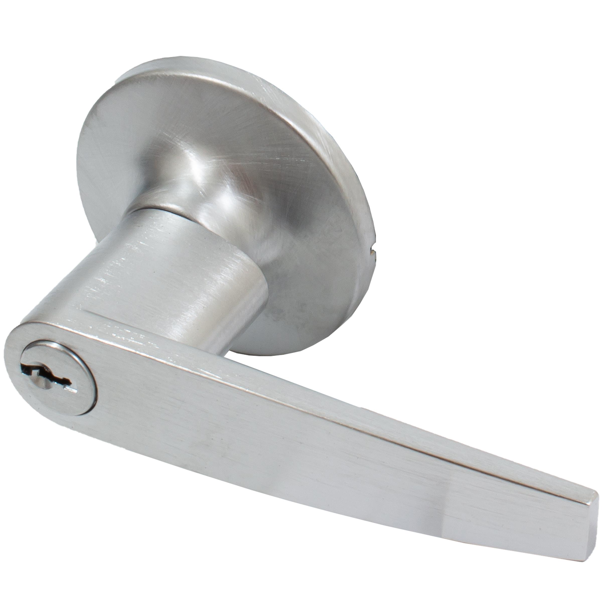 Stone Harbor Hardware Tucson Door Lever, Entry Latch, KW Keyway, Satin Chrome