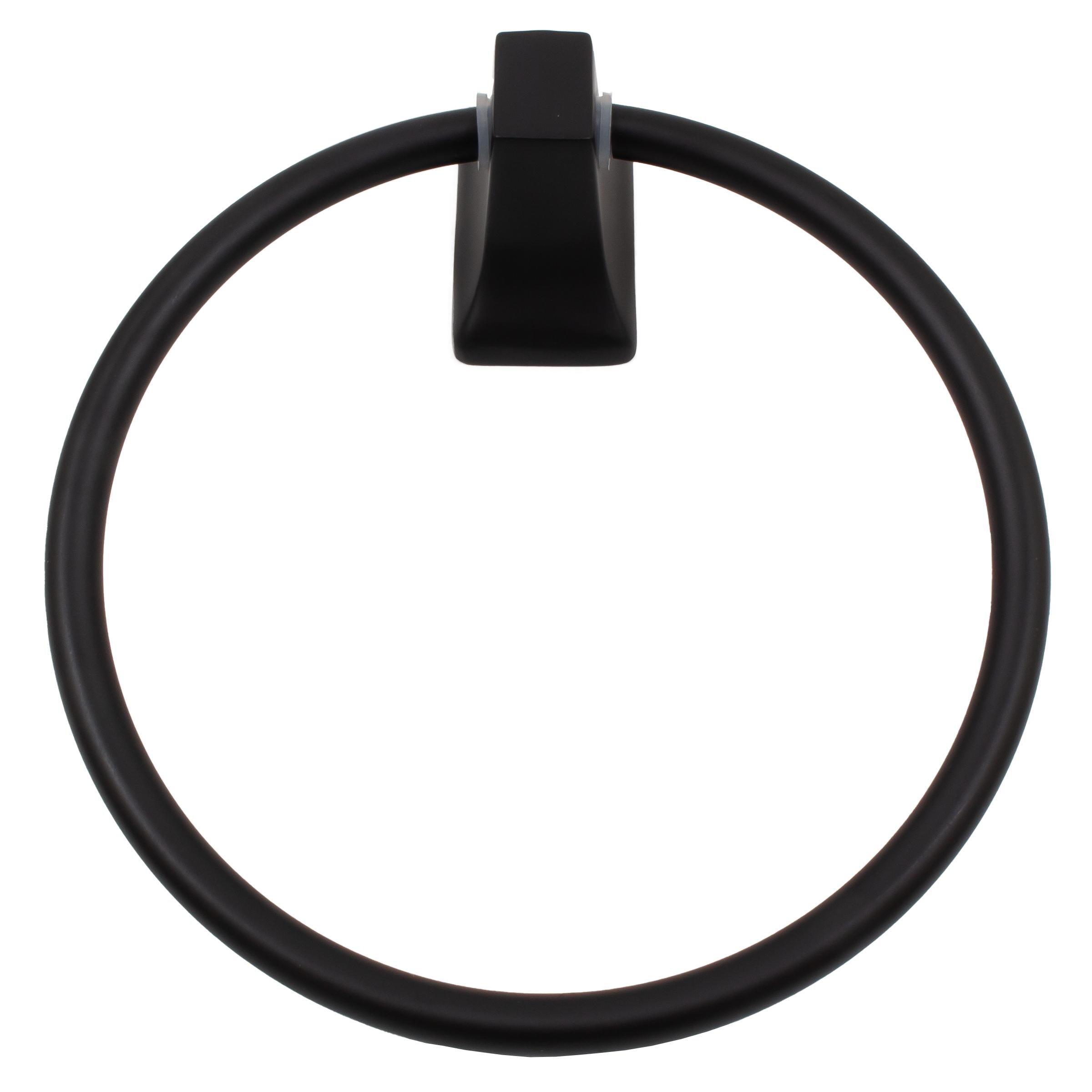 Stone Harbor Hardware Lakewood Towel Ring, Matte Black