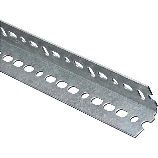 4020BC 1-1/2" x 72" Slotted Angle .074" Thick Steel - Galvanized