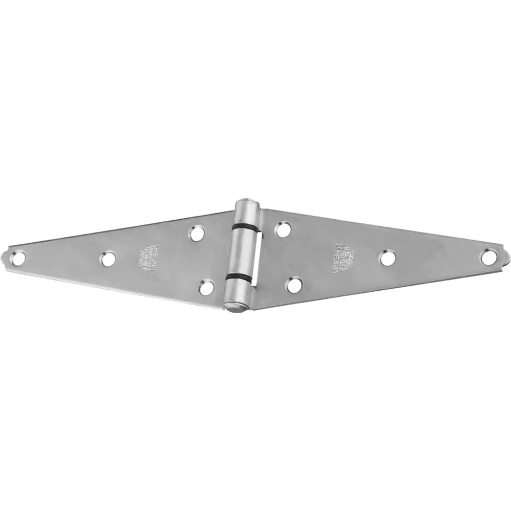 V282 6" Heavy Strap Hinge 2/pk - Zinc Plated