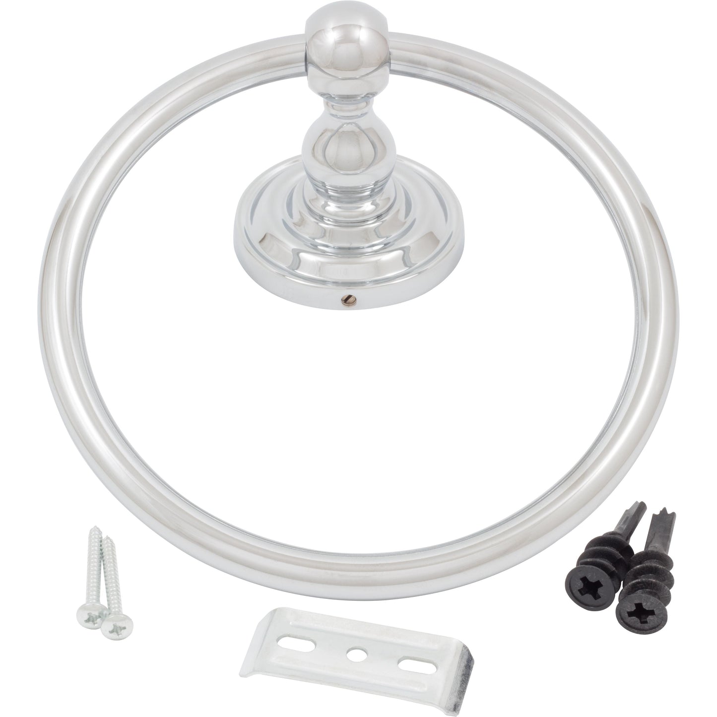 Charlotte Towel Ring - Polished Chrome