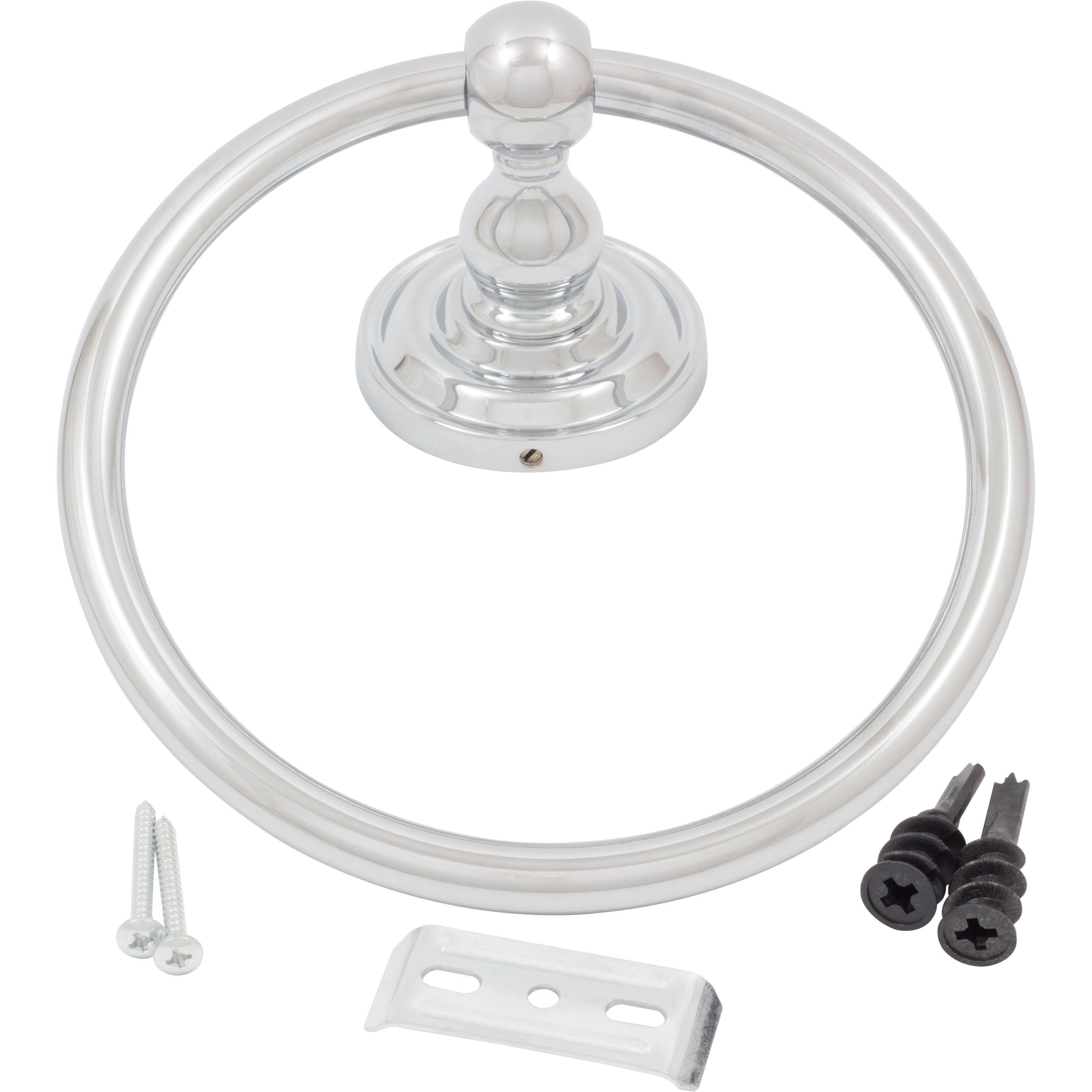 Charlotte Towel Ring - Polished Chrome