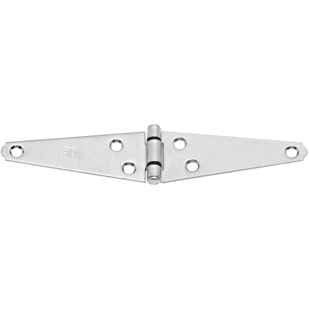 National Hardware - 282BC 4" Heavy Strap Hinge - Zinc Plated