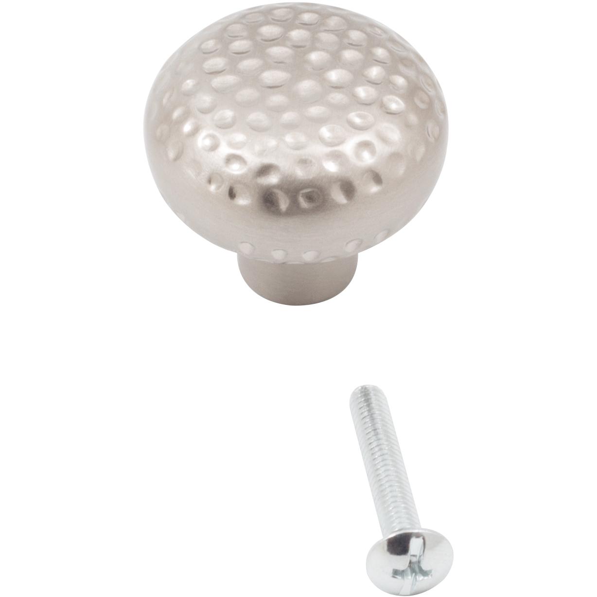 Stone Harbor Hardware Arts & Crafts Cabinet Knob, Satin Nickel