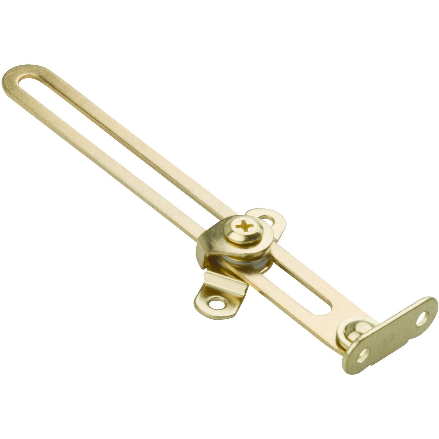 V1891 Friction Lid Support - Polished Brass