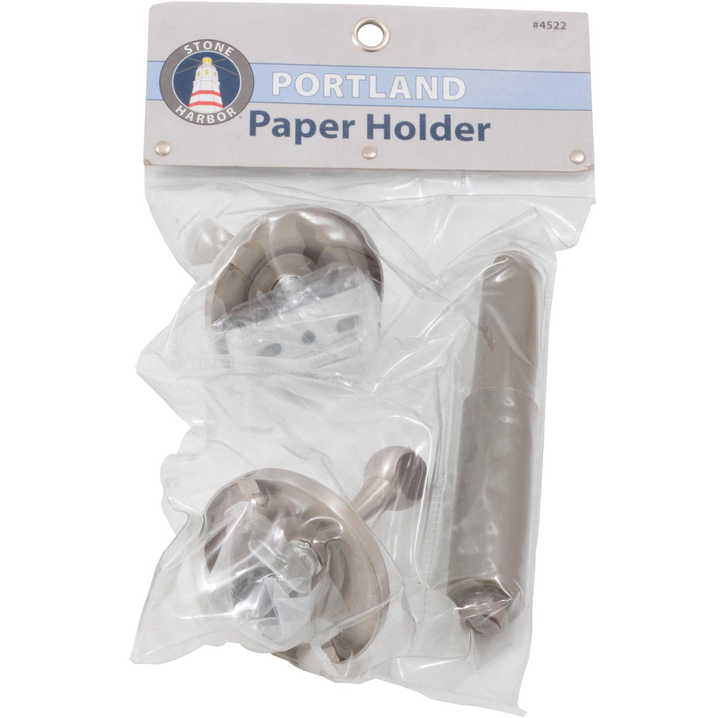 Stone Harbor Hardware Portland Paper Holder, Satin Nickel