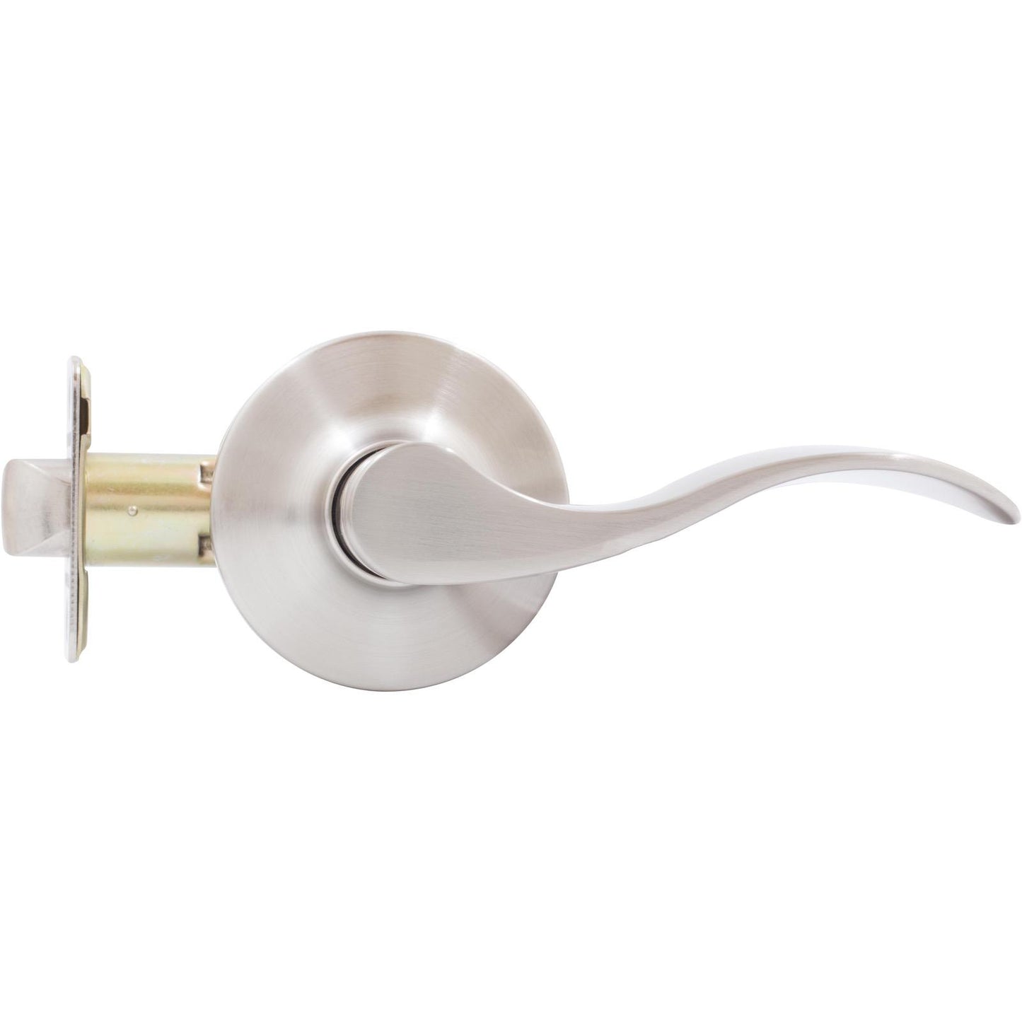 Stone Harbor Hardware Beaverton Door Lever, Passage (Hall/Closet) Latch, Satin Nickel