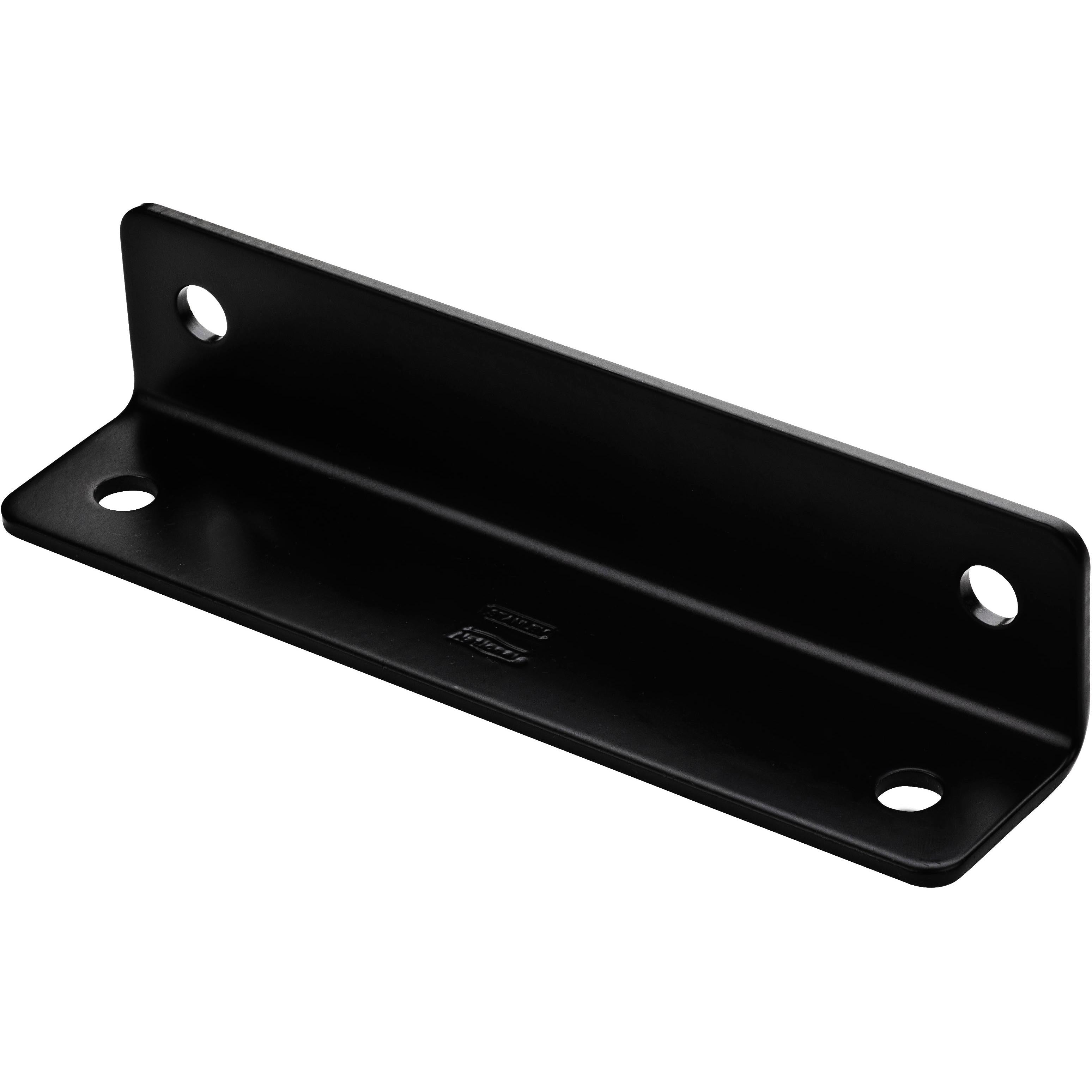 1212BC 7" x 1.6" x 1/8" Wide Corner Brace - Black