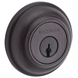 Traditional Round 1-Cyl Deadbolt - Venetian Bronze