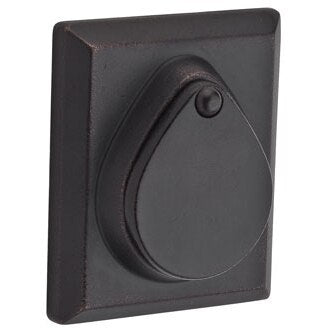 Rustic Square 1-Cyl Deadbolt - Dark Bronze