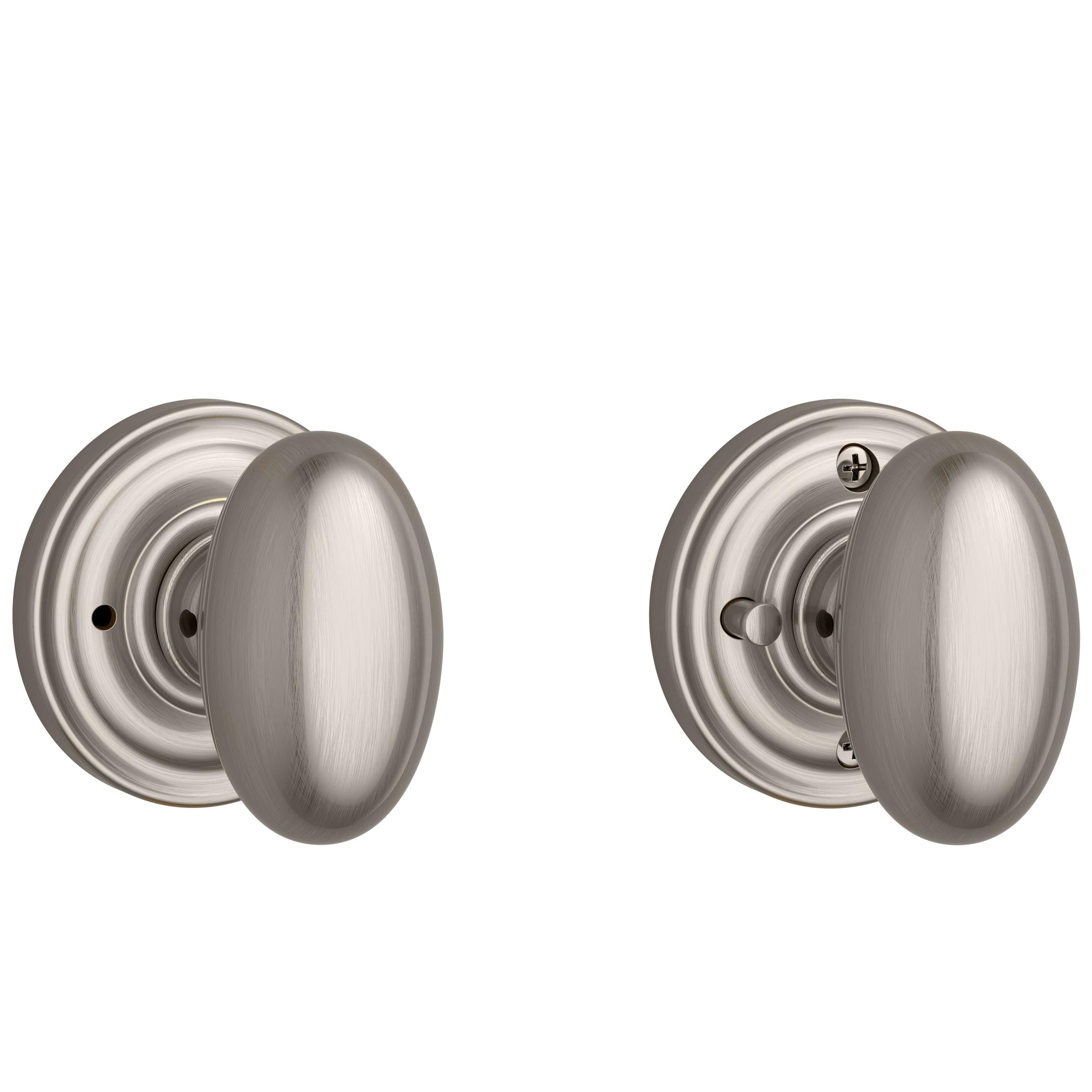 Ellipse / Round - Satin Nickel