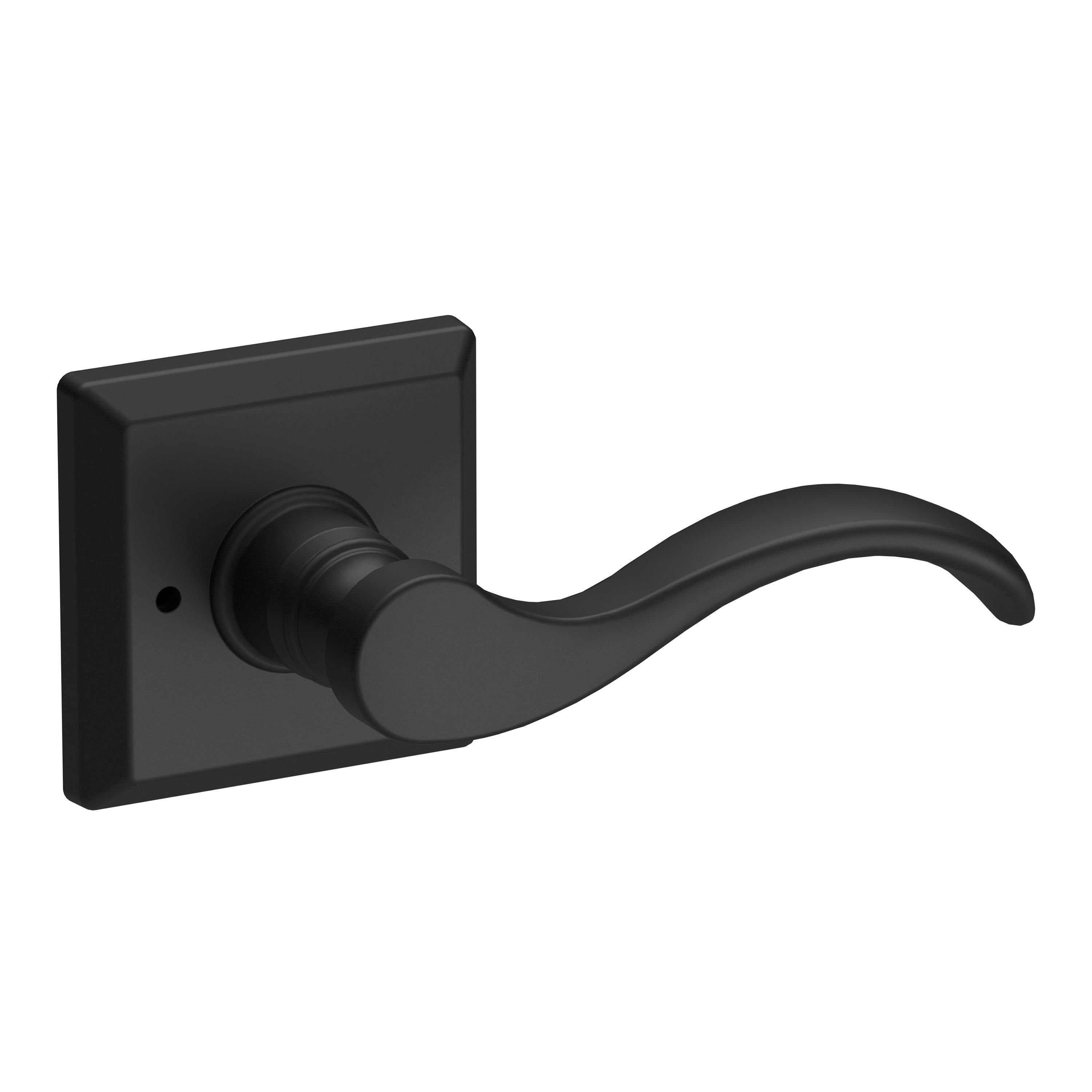 Curve / Square Privacy - Matte Black - Satin Black