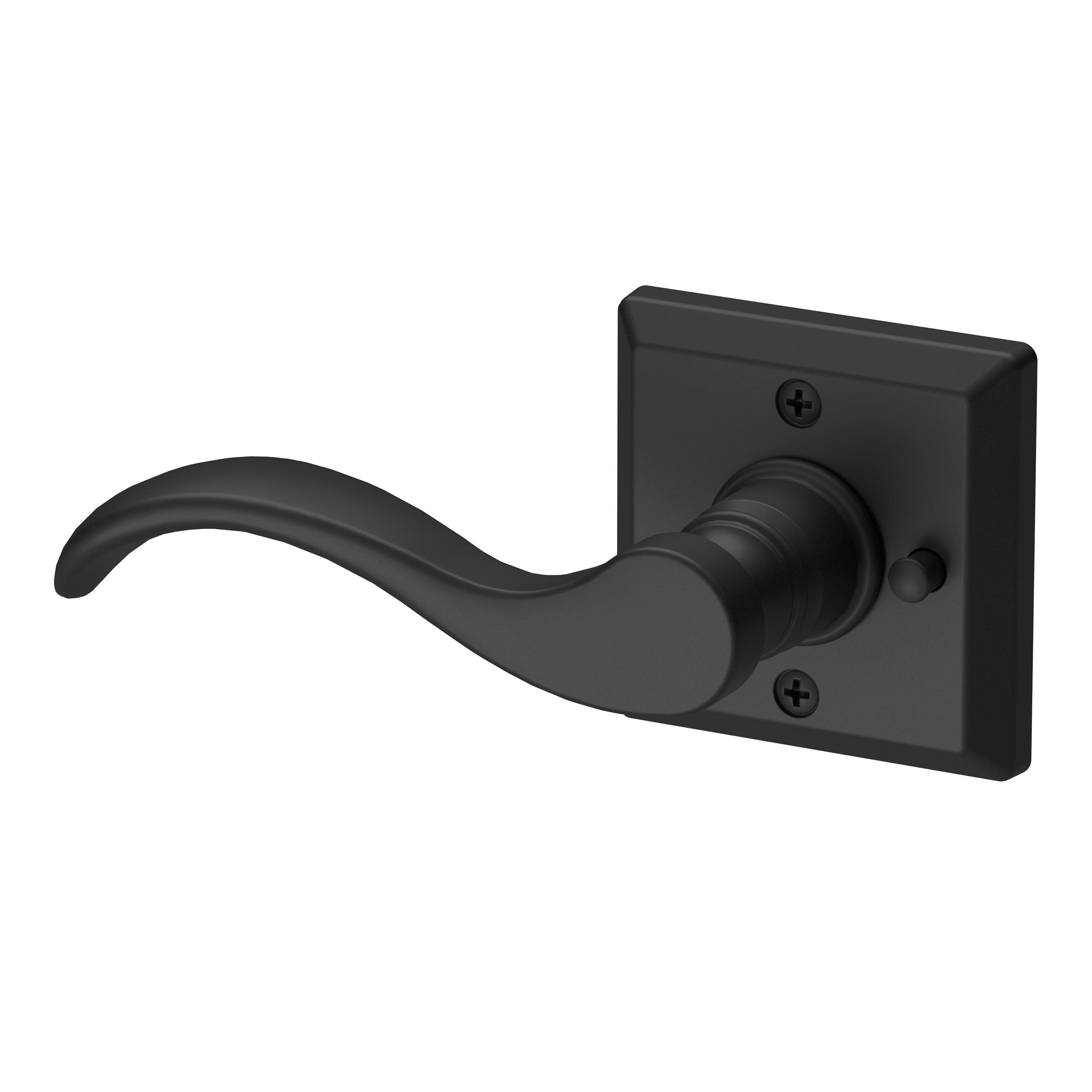 Curve / Square Privacy - Matte Black - Satin Black