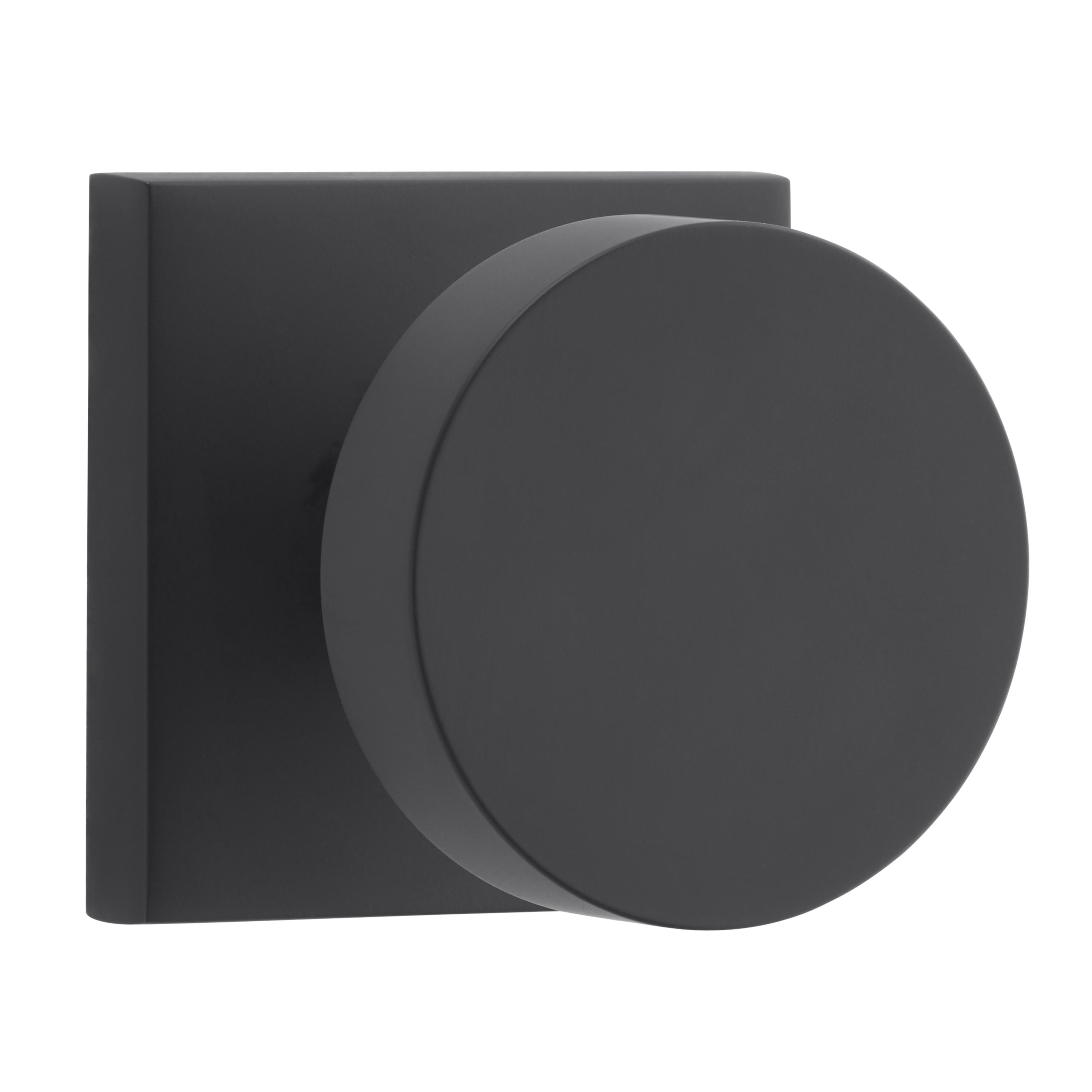 Contemporary / Square - Satin Black