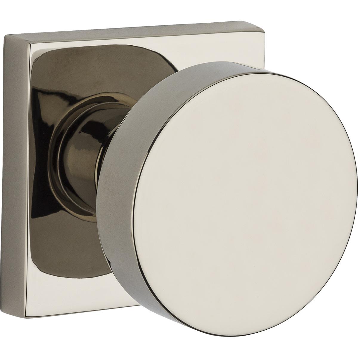 Contemprary / Square Privacy - Polished Nickel