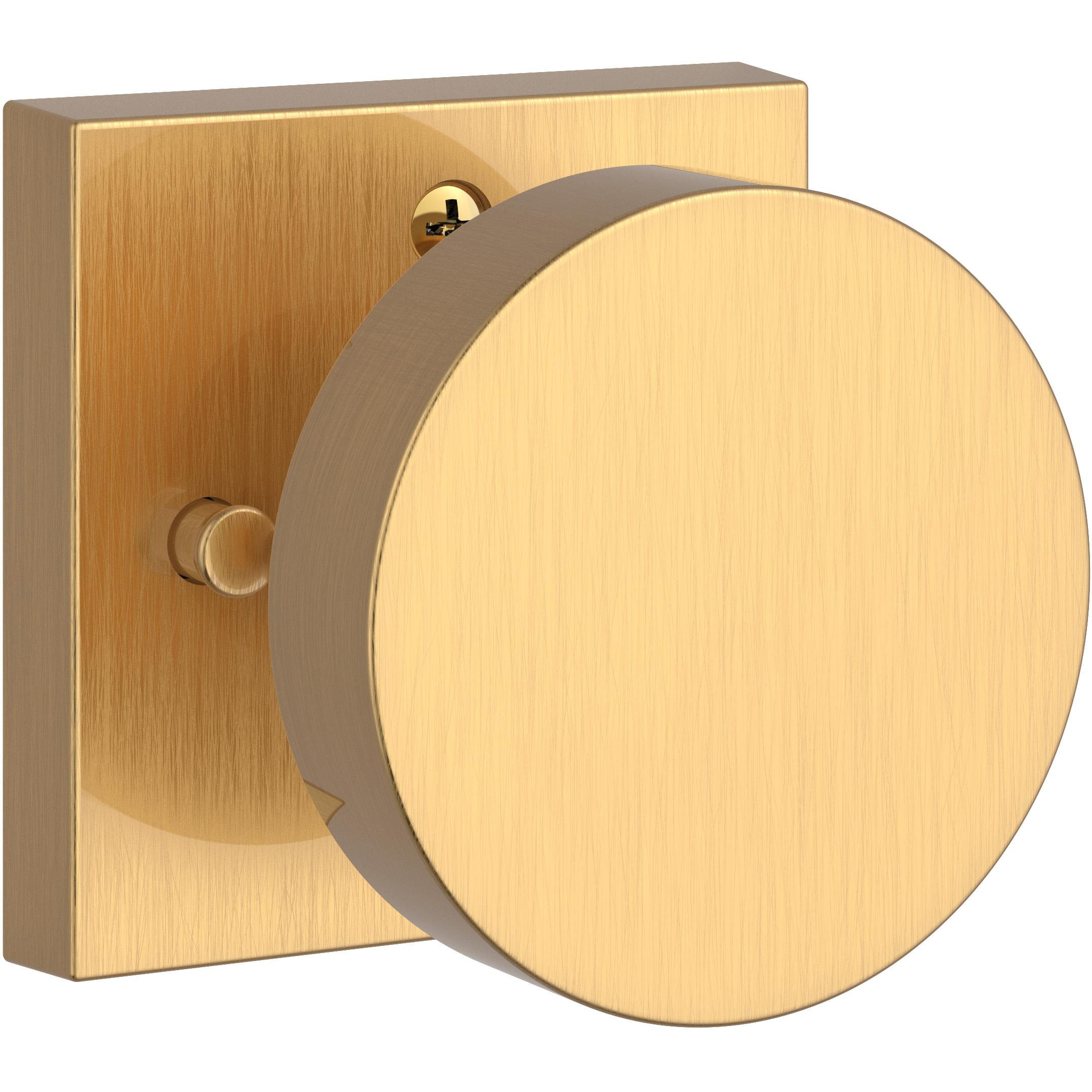 Contemporary / Square - Satin Brass