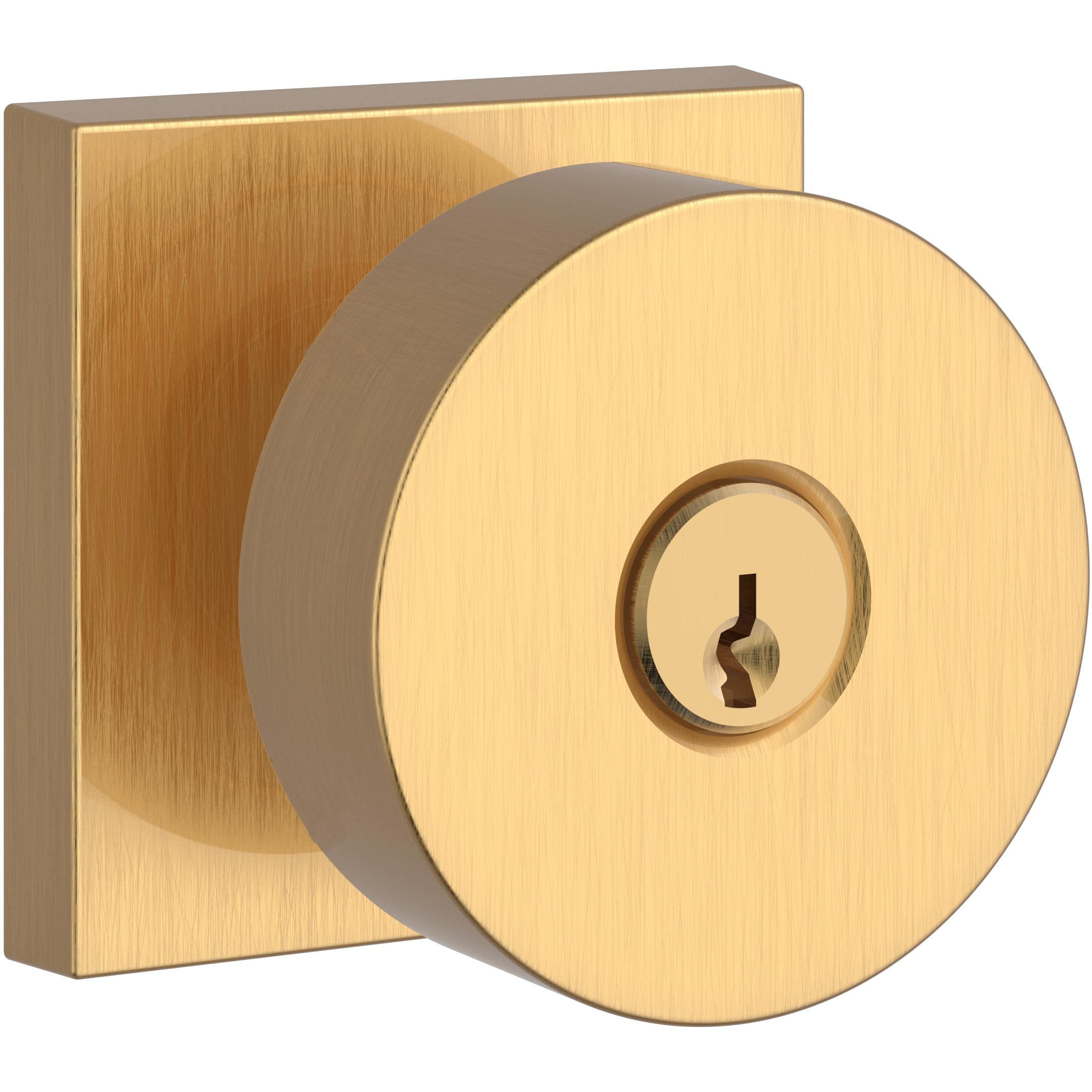 Contemporary / Square - Satin Brass
