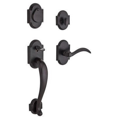 Adirondack Handleset with Arch - Dark Bronze