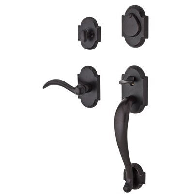 Adirondack Handleset with Arch - Dark Bronze