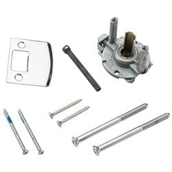 Thick Door Kit for 1-Cyl Handleset - Polished Chrome