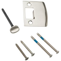 Thick Door Kit for Entry - Satin Nickel