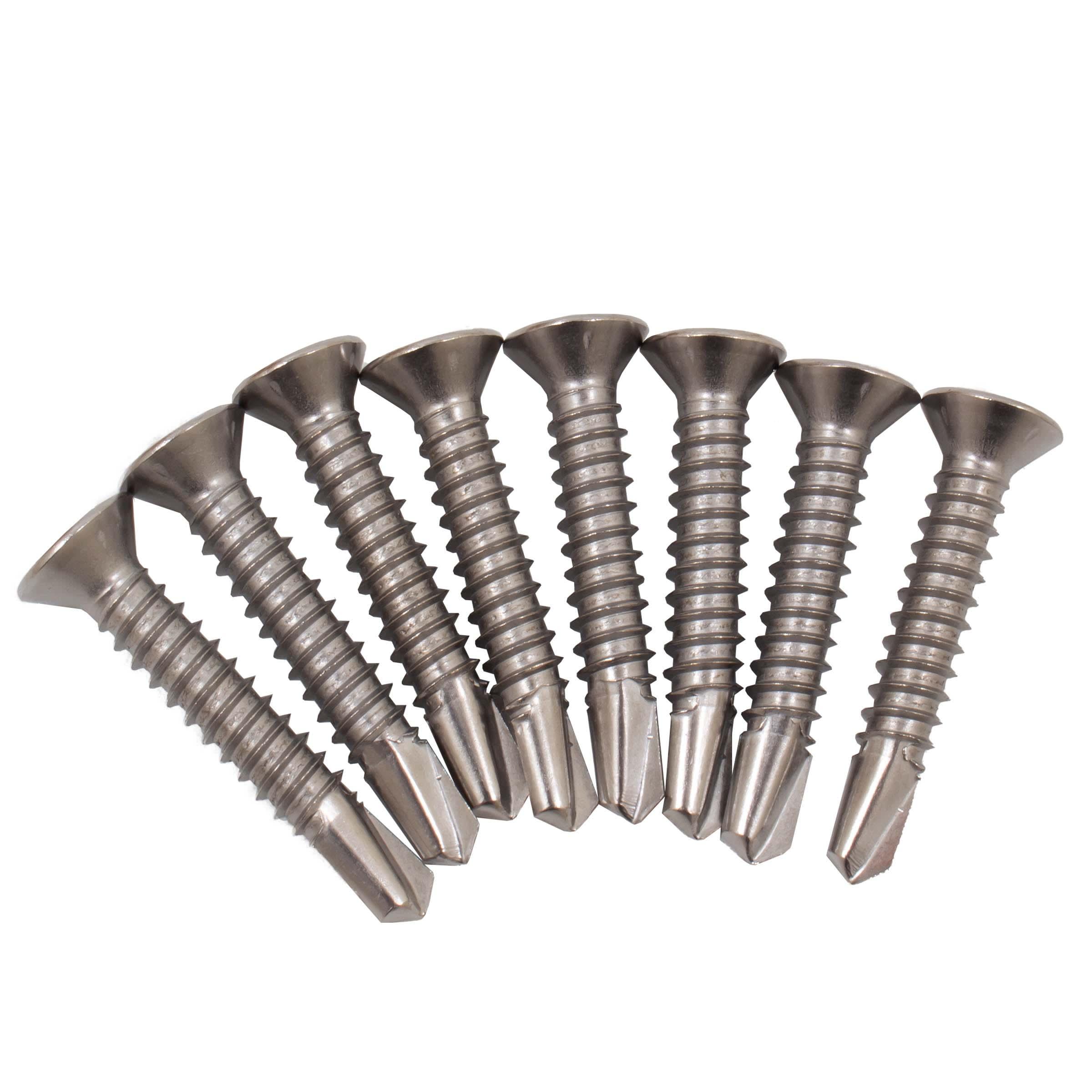 8Q00436 689 Self-Tapping Screw for QDC200 / QDC300 Door Closers 8/pk - Aluminum