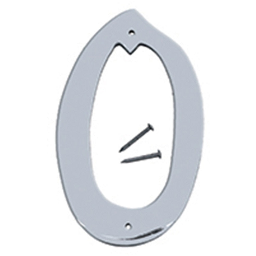 SN-40 4" Metal House Number - Satin Nickel
