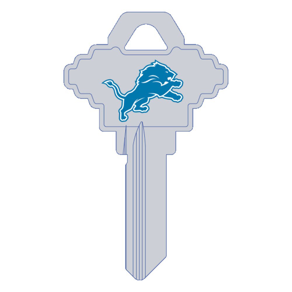 Hy-Ko FSK105H Detroit Lions Schlage SC1 Brass Key Blank