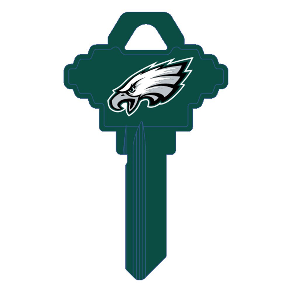 Hy-Ko FSK065H Philadelphia Eagles Schlage SC1 Brass Key Blank