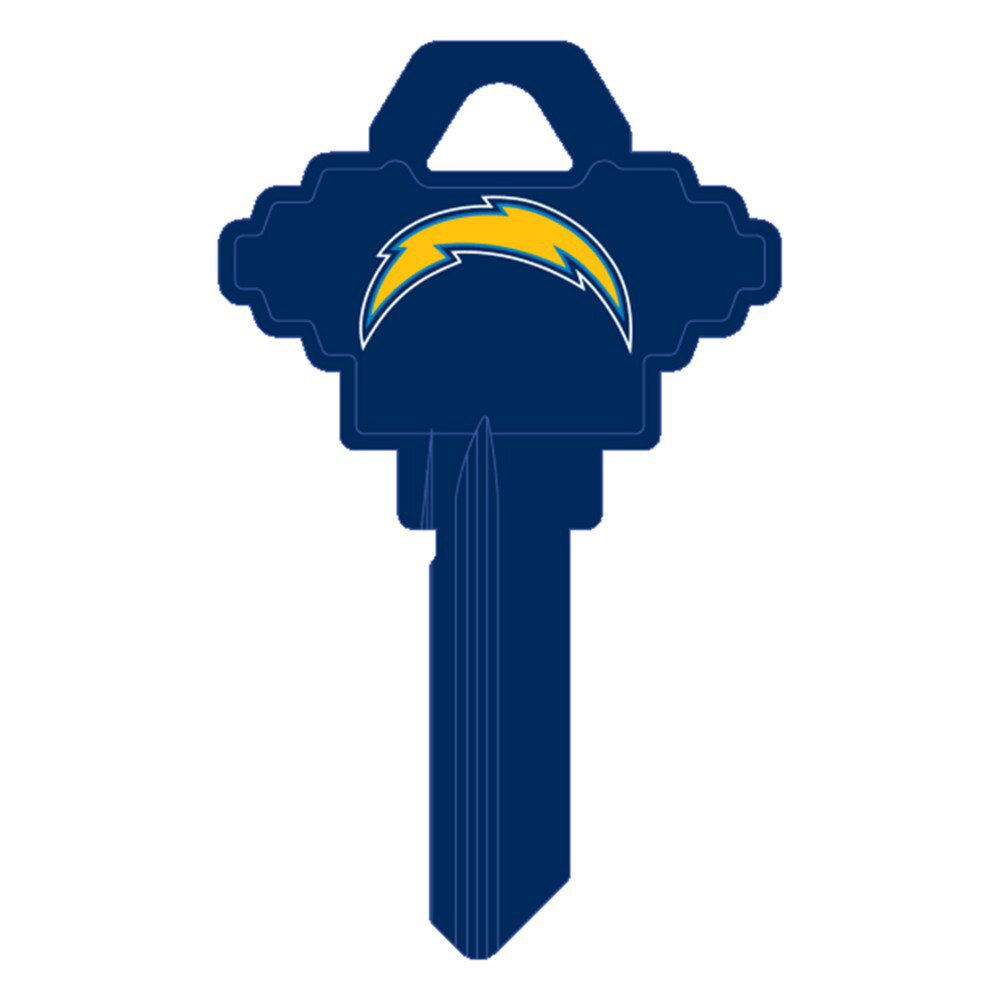 Hy-Ko FSK040H Los Angeles Chargers Schlage SC1 Brass Key Blank