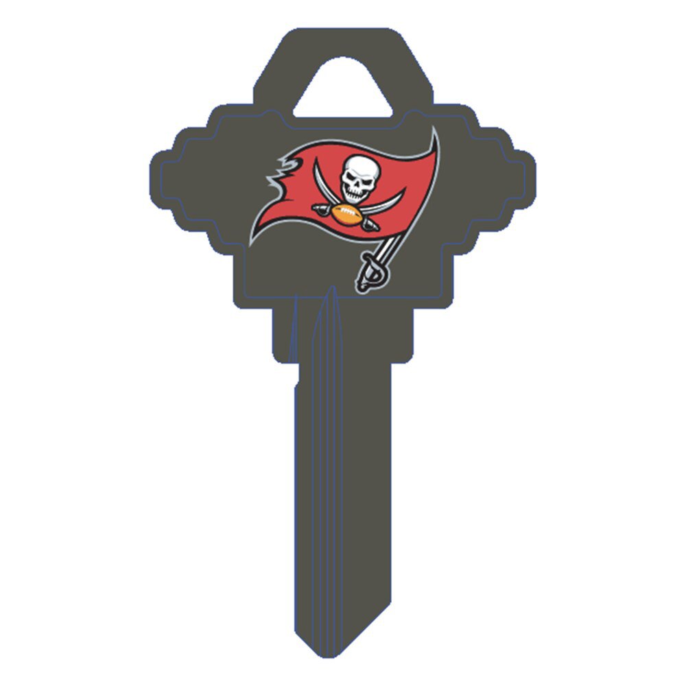Hy-Ko FSK030H Tampa Bay Buccaneers Schlage SC1 Brass Key Blank