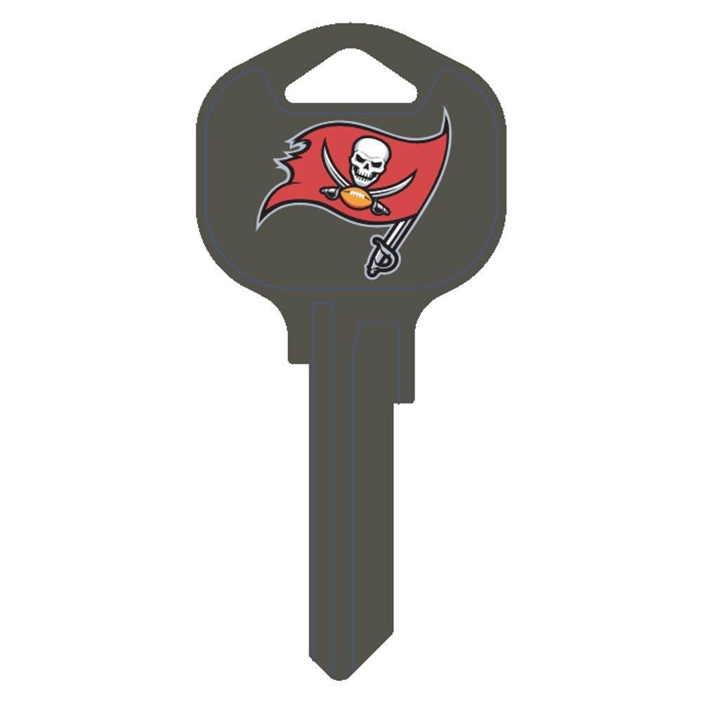 Hy-Ko FQK030H Tampa Bay Buccaneers Kwikset KW1 Brass Key Blank