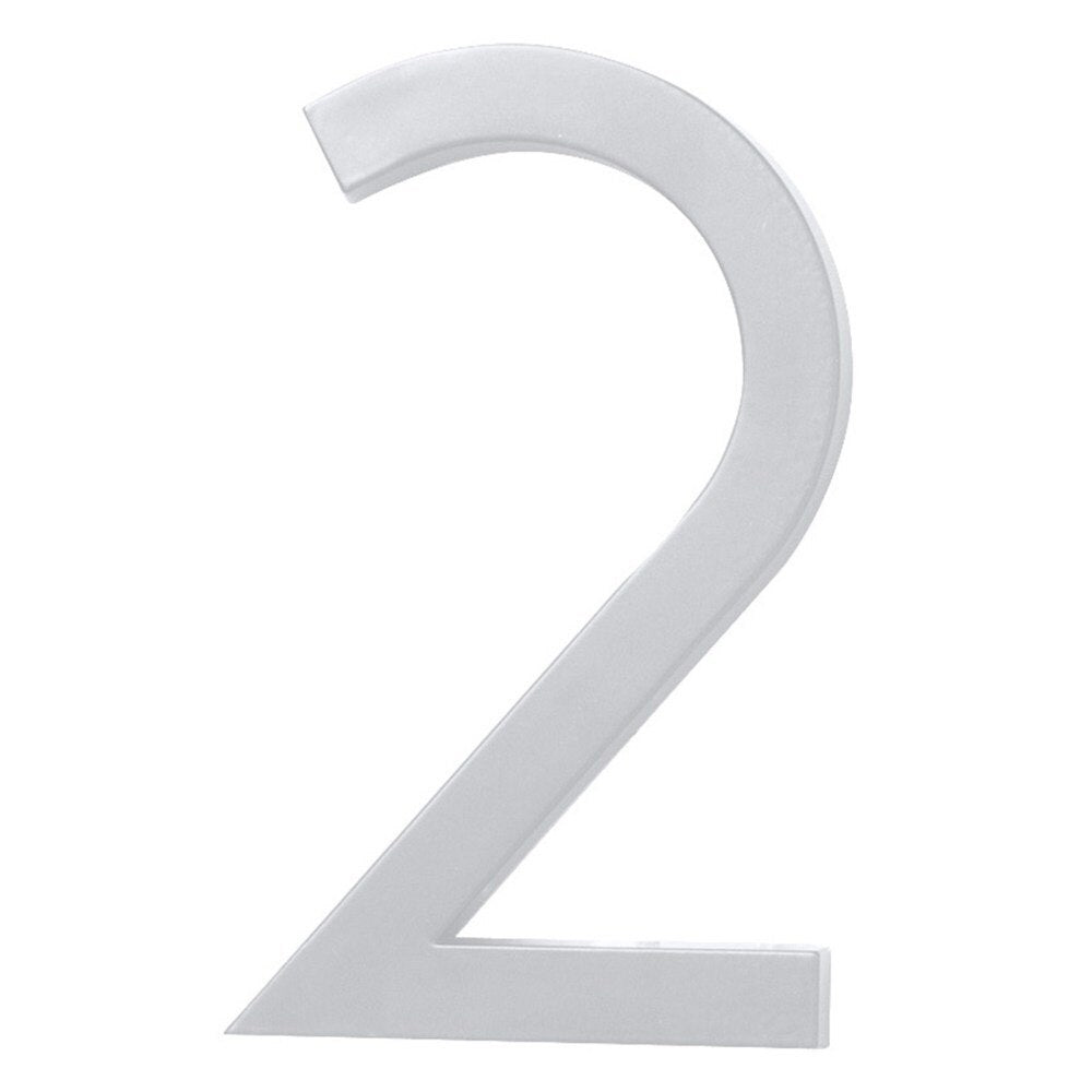 FM-6CH 6" Floating Mount House Number - Polished Chrome
