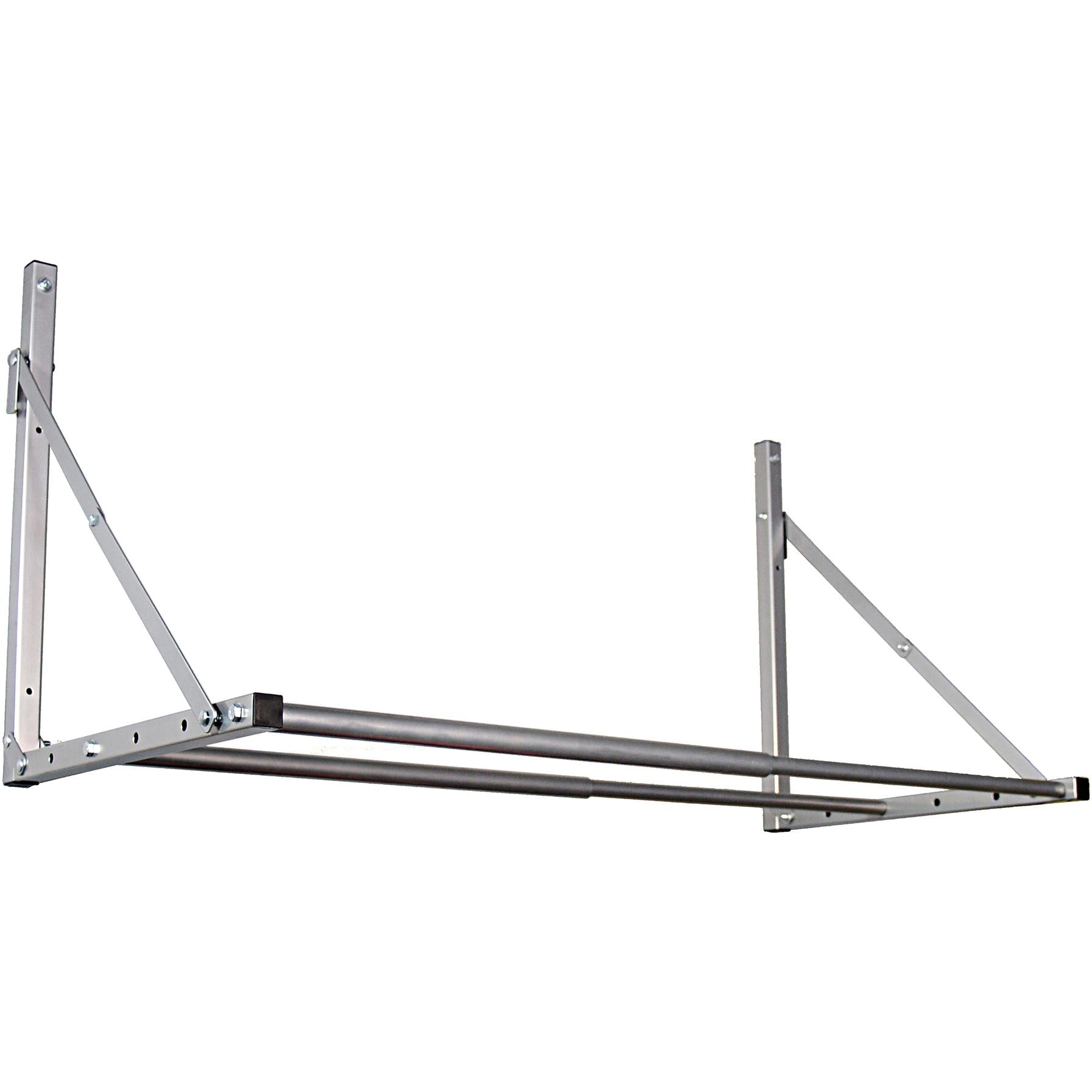 01031 Foldable Tire Storage Wall Rack - Silver