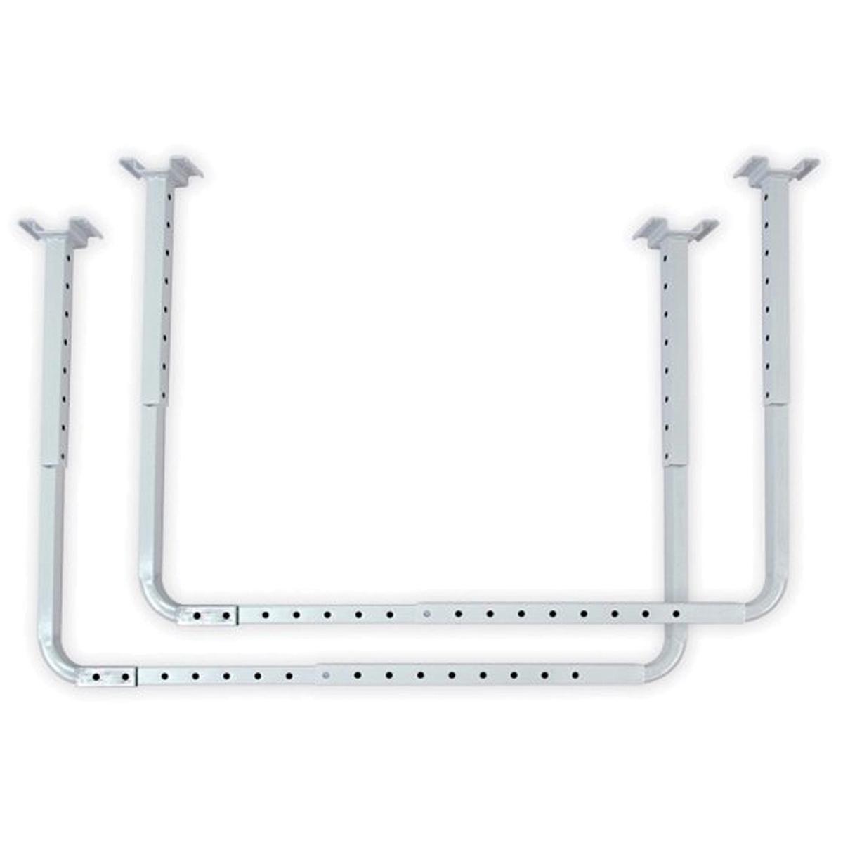 80842-10 34" x 26" Adjustable Ceiling Storage Rack - White