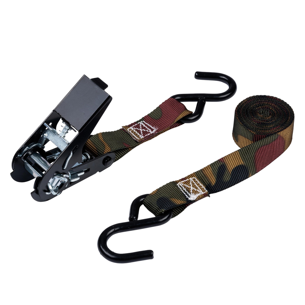 Keeper 03508-V-6 8' x 1" Ratchet Tie-Down 4/pk - Camo