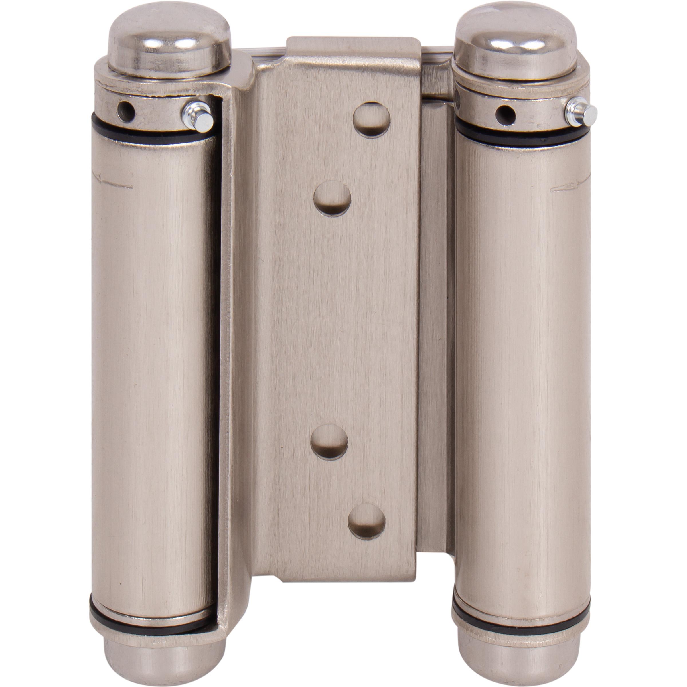 Heavy-Duty Double Acting Spring Hinge - 4" Satin Nickel