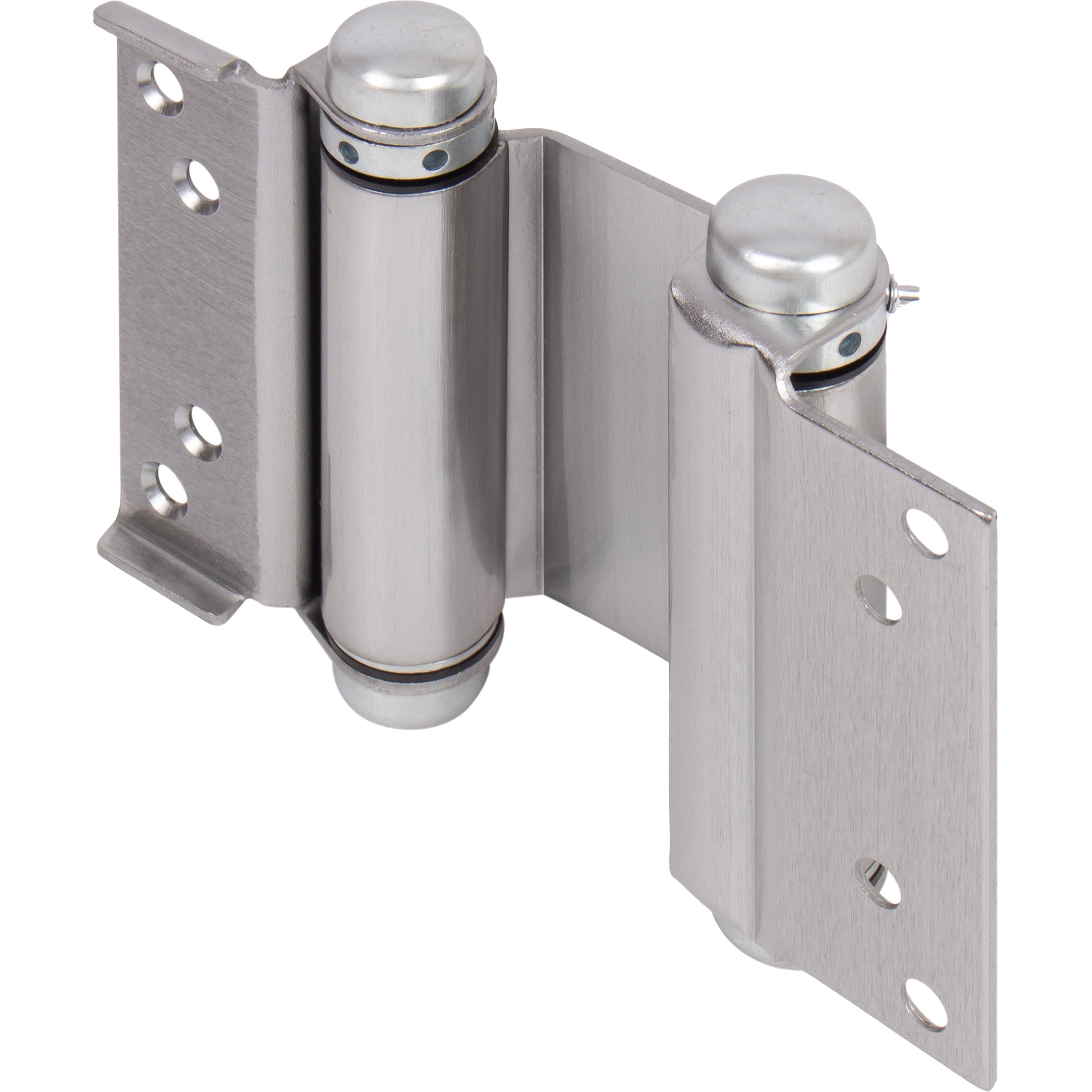 Heavy-Duty Double Acting Spring Hinge - 4" Satin Chrome (view 2)